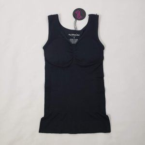 Women Ocean Shapewear Spandex Black Tank